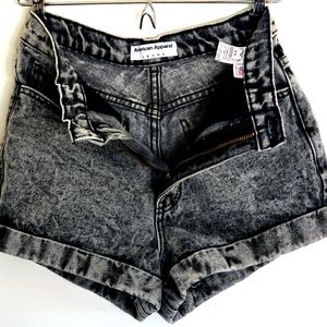 American Apparel Acid Wash Shorts
